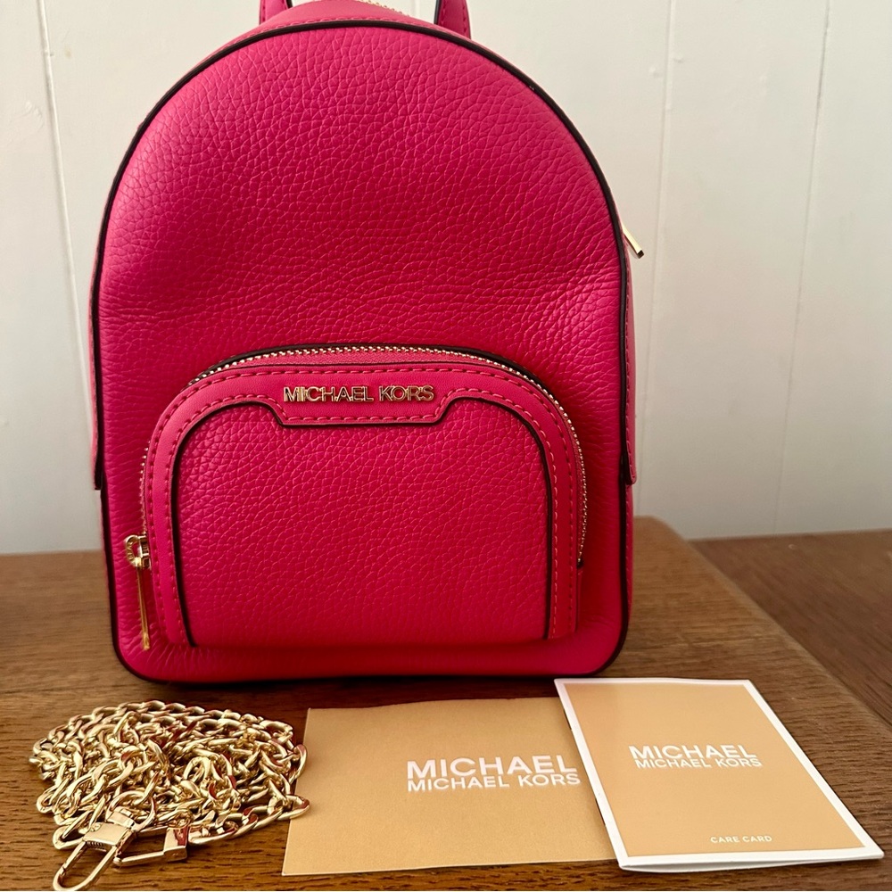NEW Michael Kors Pink Mini Backpack